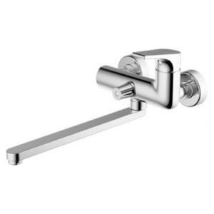 Смеситель для ванны с длинным изливом Bravat VEGA F6119177CP-01L