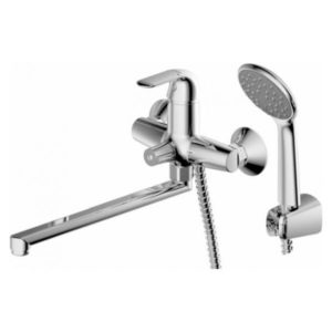 Смеситель для ванны с длинным изливом Bravat SIMPLE F6135193CP-LB-RUS