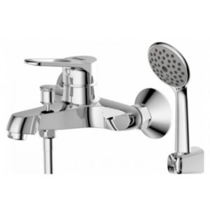 Смеситель для ванны с коротким изливом Bravat Eco-D F693158C-B