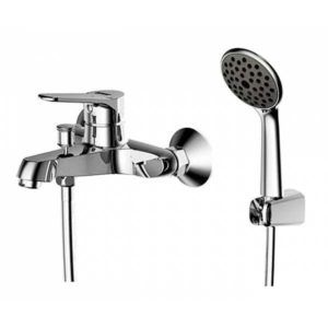 Смеситель для ванны с коротким изливом Bravat Eco-K F6111147C-B