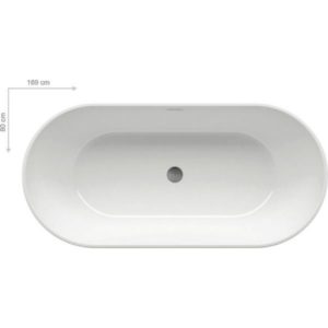 Акриловая ванна Ravak Freedom O 170x80 (сифон автомат)
