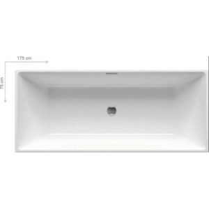 Акриловая ванна Ravak Freedom R 175x75 (сифон автомат)