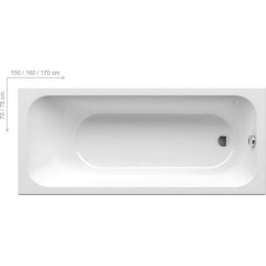 Акриловая ванна Ravak Chrome 170x75 (сифон автомат)