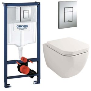 Система инсталляции Grohe Rapid SL 38772001 + подвесной унитаз Lavinia Boho One Compacto 3302003C