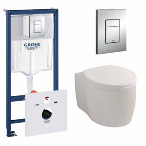 Система инсталляции Grohe Rapid SL 38775001 + подвесной унитаз Lavinia Elegant 33030020