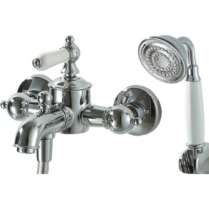 Смеситель для ванны с коротким изливом Bravat ART-RIVER F675109C-B