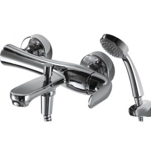 Смеситель для ванны с коротким изливом Bravat FLOW F671105C-B