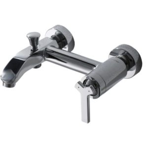 Смеситель для ванны с коротким изливом Bravat WATERFALL F673107C-01