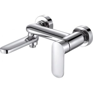 Смеситель для ванны с коротким изливом Bravat OPAL F6125183CP-01-RUS