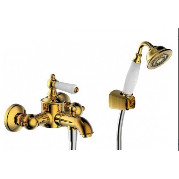 Смеситель для ванны с коротким изливом Bravat ART RIVER F675109U-B
