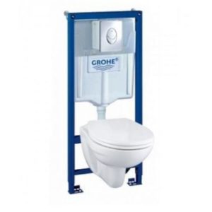 Комплект инсталляции с подвесным унитазом 5 в 1 Grohe Solido 39192000