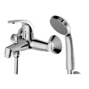 Смеситель для ванны Bravat Fit F6135188CP-B-RUS с душевым комплектом