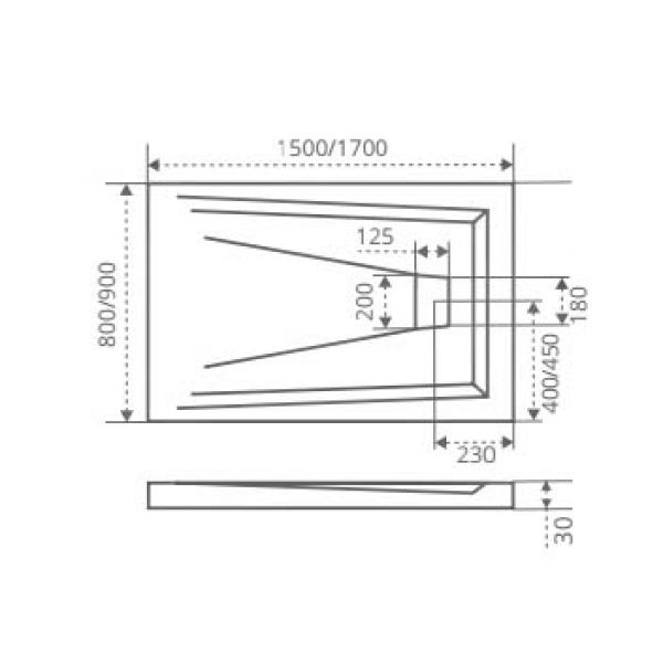 Душевой уголок Good Door Infinity WTW 150х80