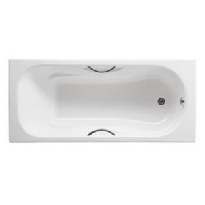 Чугунная ванна Roca Malibu 170x75 (сифон автомат)