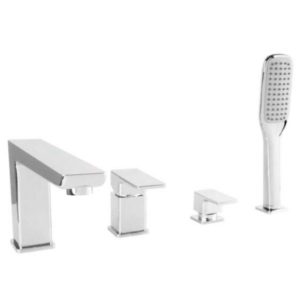 Смеситель на борт ванны Omnires Parma PM7432 CHR на 4 отверстия