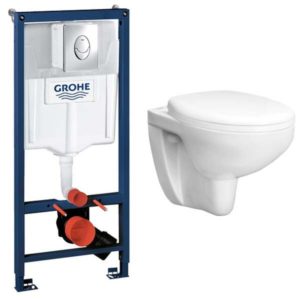 Комплект инсталляции с подвесным унитазом Grohe BAU 2