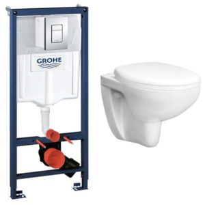 Комплект инсталляции с подвесным унитазом Grohe BAU 3