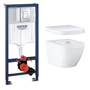 Комплект инсталляции с подвесным унитазом Grohe EURO 2